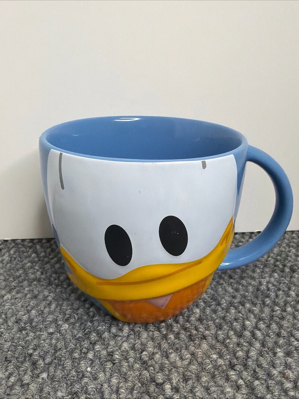 Vintage Disney Mouse Wares Duck Coffee Mug 16 oz Multicolor